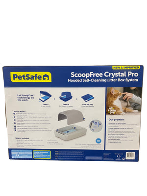 PetSafe, ScoopFree Crystal Pro, Self Cleaning, Cat Litter Box, Health Counter Helps Monitor - Freeman Liquidators - [product_description] - LITTER BOX
