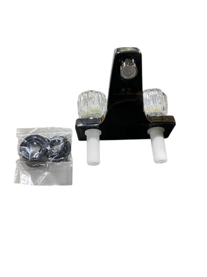 Project Source, 935182, Non-Metallic, 2 Handle, Acrylic, Lavatory, Faucet - Freeman Liquidators - [product_description] - Bathroom Sink Faucets