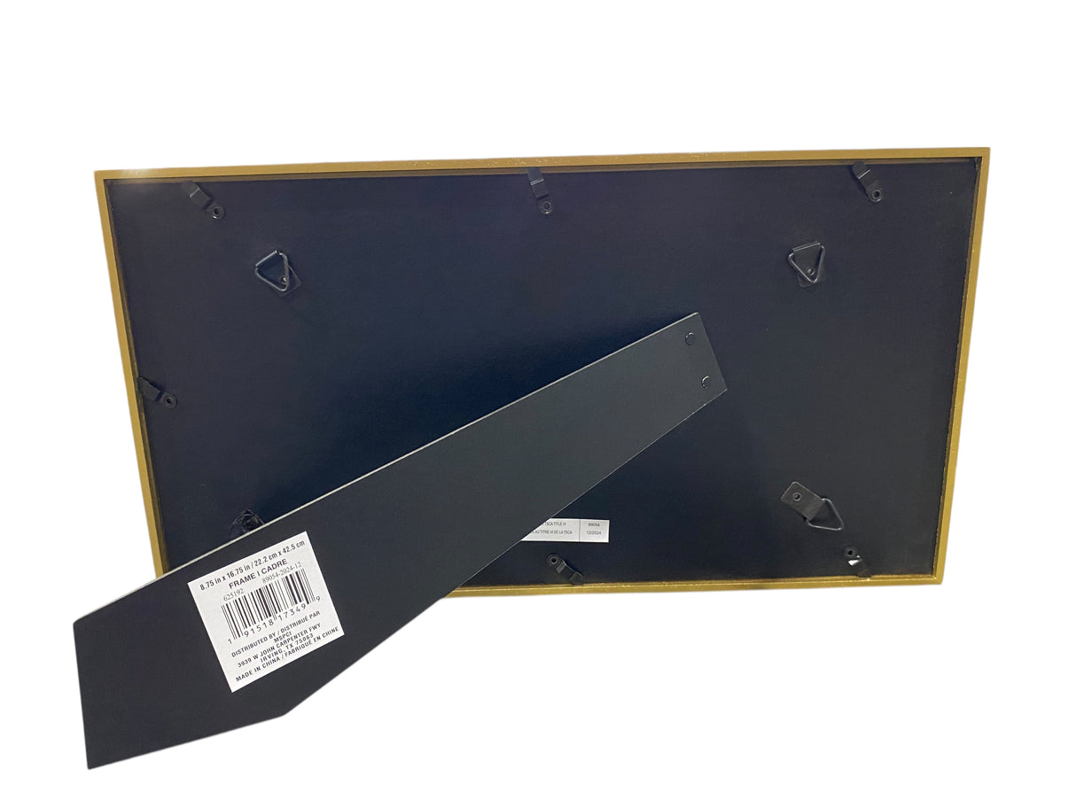 Studio Decor, Gold, 3 Opening, 5" x 7", Photo Frame - Freeman Liquidators - [product_description] - PHOTO FRAME
