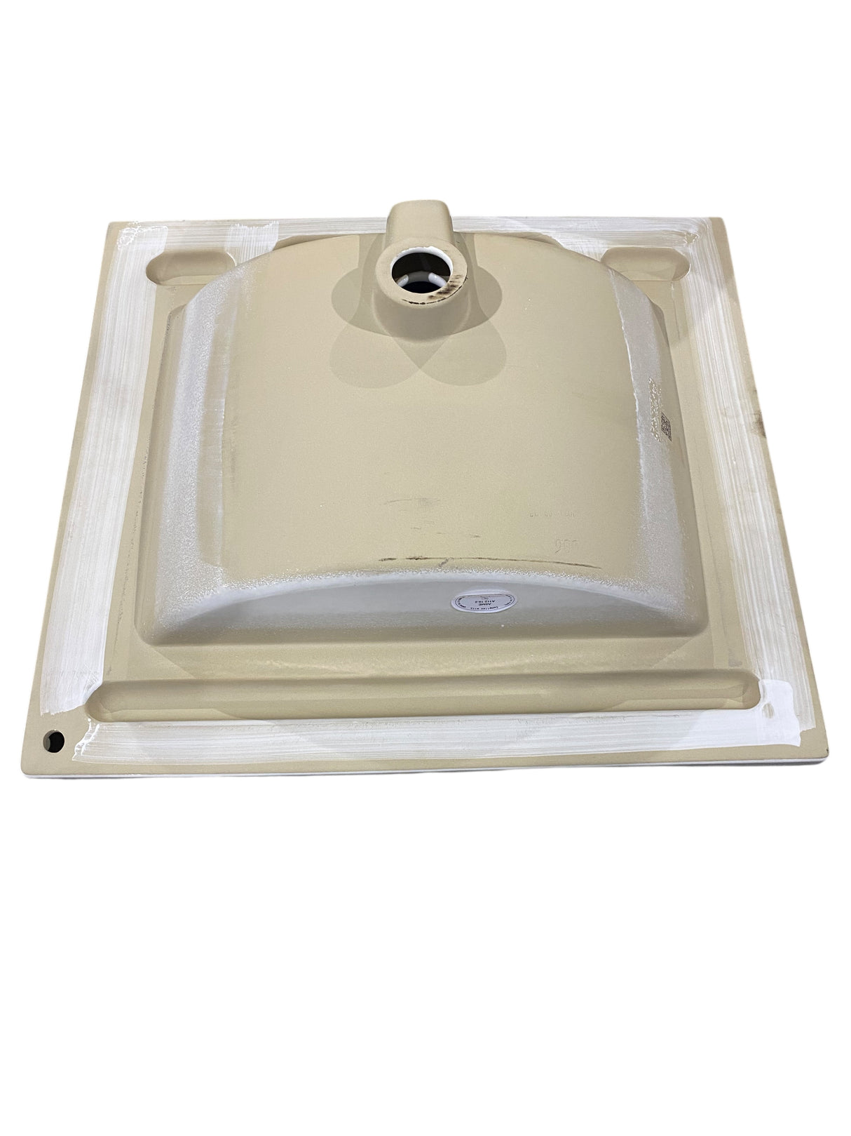 White, Ceramic, Bathroom Sink, 25"x22" - Freeman Liquidators - [product_description] - Bathroom Sinks