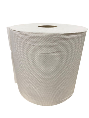 Papernet, 410102, Hardwound, Roll Towel, 800 ft, White, 6 Rolls/Case - Freeman Liquidators - [product_description] - Paper Towels