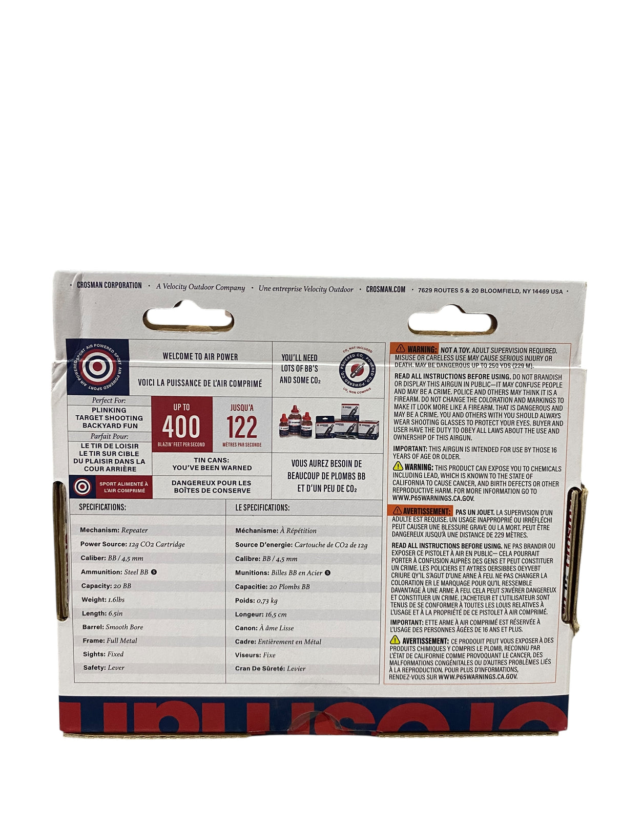 Crosman, PFM16, CO2 Powered, Semi-Auto, Full Metal, Compact, BB Air Pistol - Freeman Liquidators - [product_description] - BB GUN