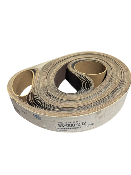 Hermes, RB 346 23 MX, Abrasive Belt, 2" x 132", P 60 Grit (10 Belts) - Freeman Liquidators - [product_description] - Belts