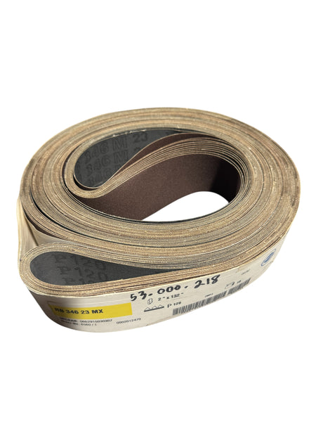 Hermes, RB 346 23 MX, Abrasive Belt, 2" x 132", P 120 Grit (10 Belts) - Freeman Liquidators - [product_description] - Belts