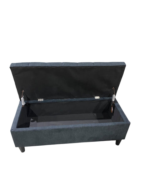 Enchanted Home, Nested Bench, Fabric, Black Chanel, 42x17x17, STORE PICKUP ONLY - Freeman Liquidators - [product_description] - FURNITURE