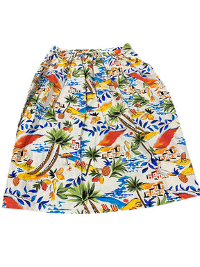 St. John's Bay, Womens, High Rise, Midi A-Line Skirt, Plus Size, Tropic - Freeman Liquidators - [product_description] - Women's Clothing