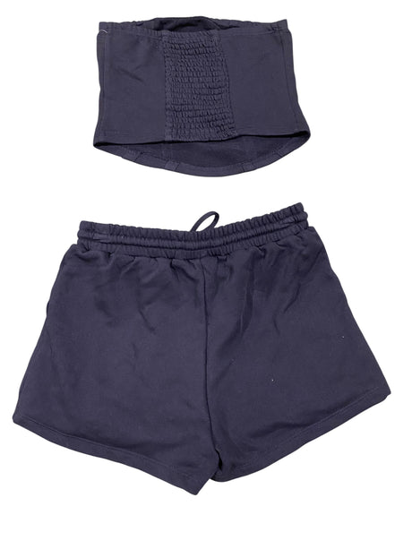 No Boundaries, Women's, Tube Top, Short Set, Black - Freeman Liquidators - [product_description] - Women's Clothing