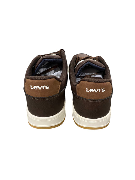 Levi's, Men's, Drive Lo, Synthetic Leather, Lace Up Sneaker, Brown - Freeman Liquidators - [product_description] - Men's Shoes