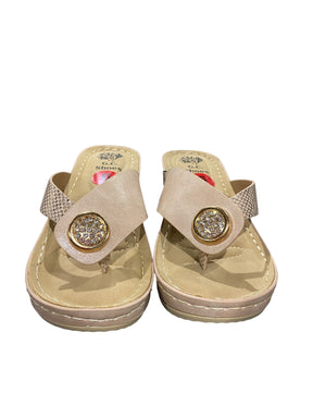 Good Choice, Women's, Dafni, Wedge Sandal, Natural - Freeman Liquidators - [product_description] - Women's Shoes