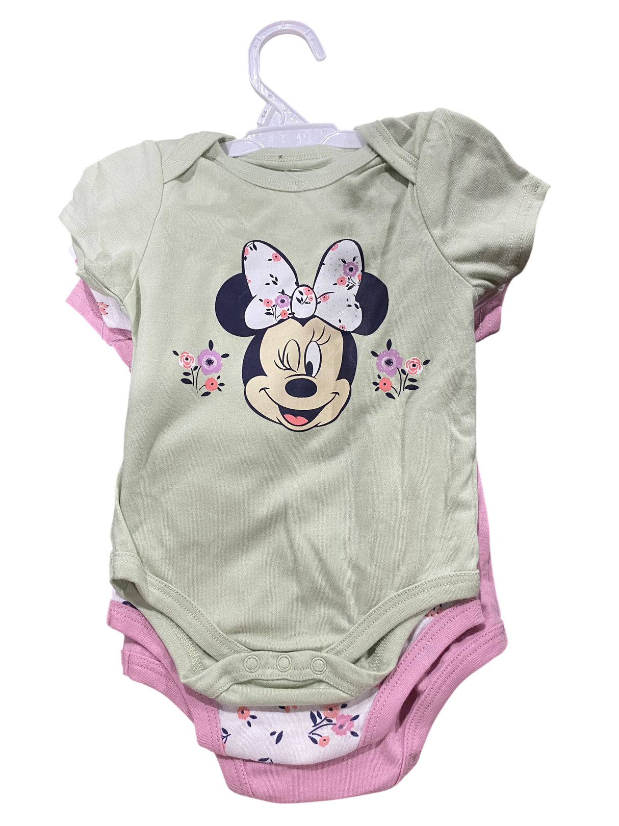 Disney Baby, Girls, Minnie, Onesie, 3 Pack - Freeman Liquidators - [product_description] - Baby & Infant Clothing