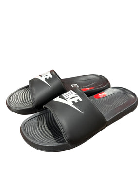 Nike, Victori One, Men's, Slides, Black/White, Size 9 - Men's Shoes - Freeman Liquidators - [product_description]