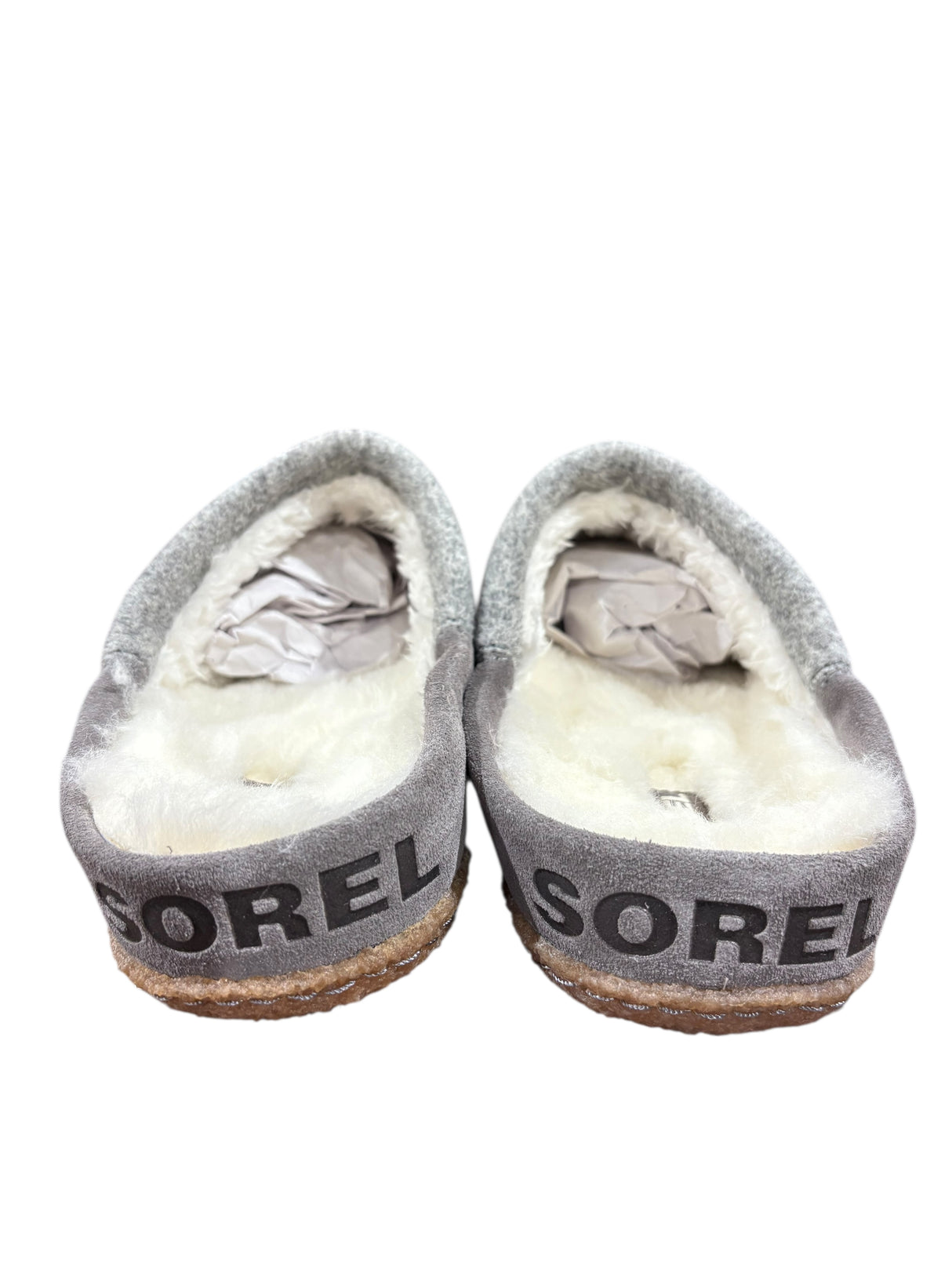 Sorel, Women's, Nakiska Scuff, Slipper, Grey, Size 10