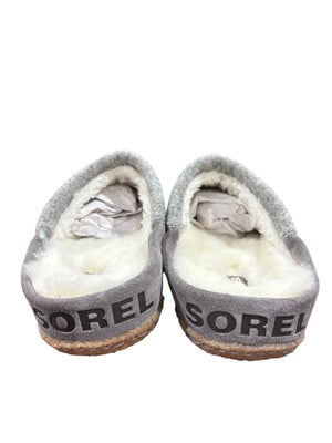 Sorel, Women's, Nakiska Scuff, Slipper, Grey, Size 10