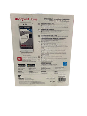 Honeywell Home Honeywell Home Wifi Color Touchscreen Thermostat 2.0: Programmable, Gray, Plastic, 1-Year Warranty - Image 2