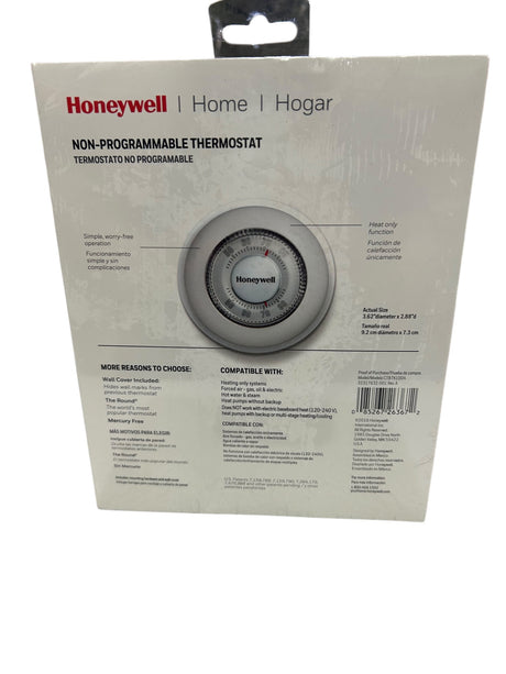Honeywell Honeywell Home Manual Heat Only Thermostat - Image 2