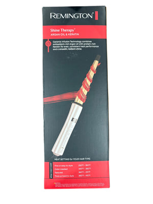 Remington, Shine Therapy, Argan Oil, Keratin, ½-1", Tapered Curling Wand