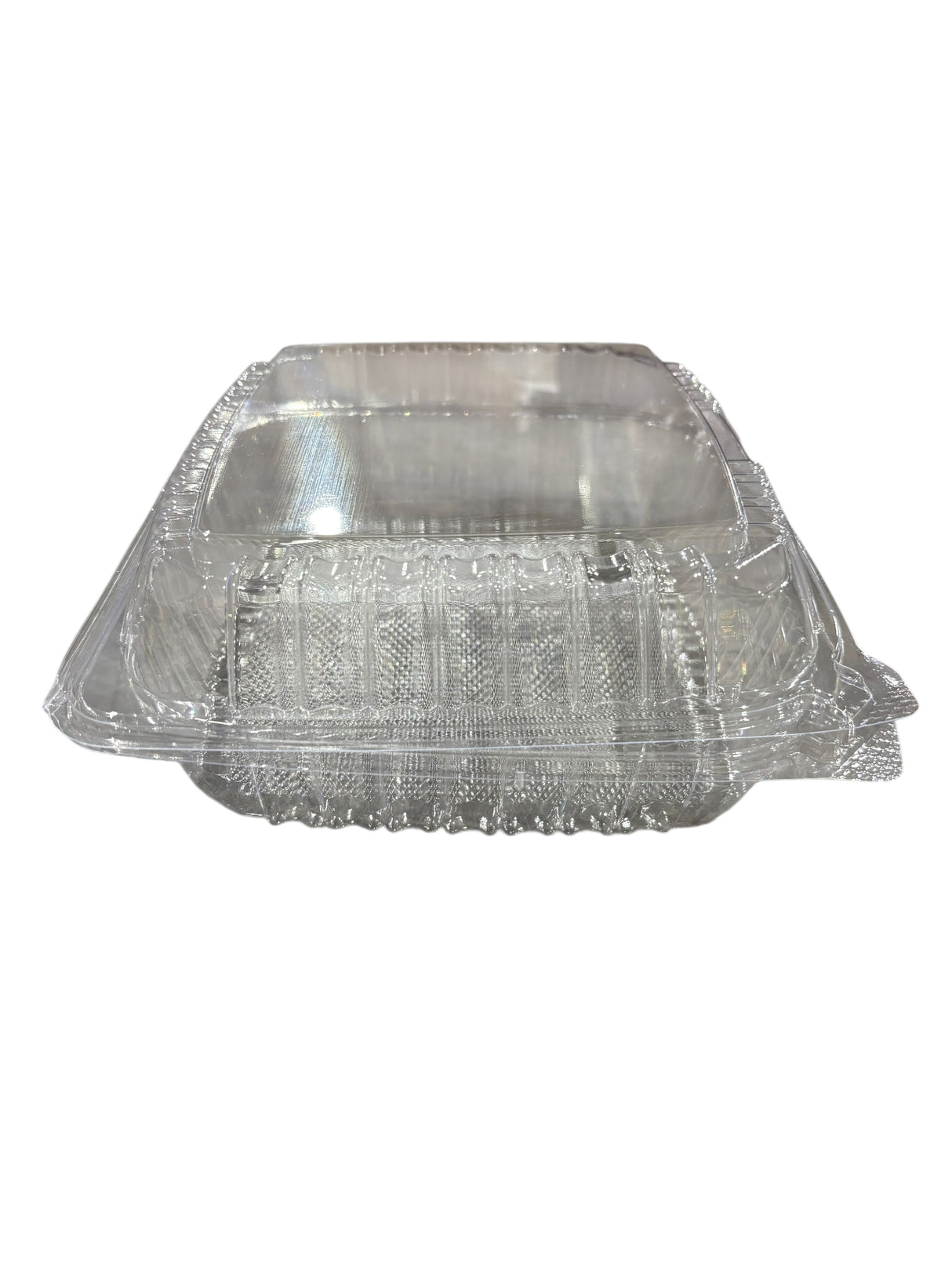 ClearSeal, Plastic, Hinged, Containers, Clear, 8", Case of 250