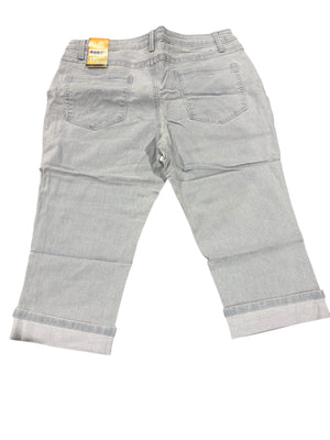 Hybrid & Company, Women's, Stretchy, Slim Fit, Denim, Capri, Size 13