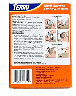 TERRO T334 Multi-Surface Liquid Ant Baits – 4 Discreet Bait Stations - Image 2
