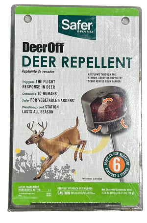 Safer Brand 5962 Waterproof Deer Repelling Stations – 6 Pack - Image 2