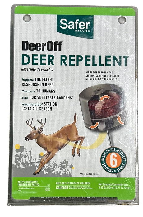 Safer Brand 5962 Waterproof Deer Repelling Stations – 6 Pack - Image 2