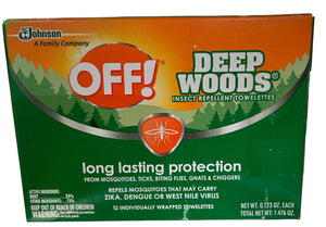 OFF! Deep Woods Towelettes, 12 CT (Pack - 1) - Image 2