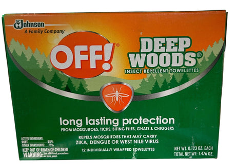 OFF! Deep Woods Towelettes, 12 CT (Pack - 1) - Image 2