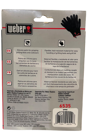 Weber Premium Gloves, L/XL, x Large, Large/X-Large (Pack of 1), Black - Image 2
