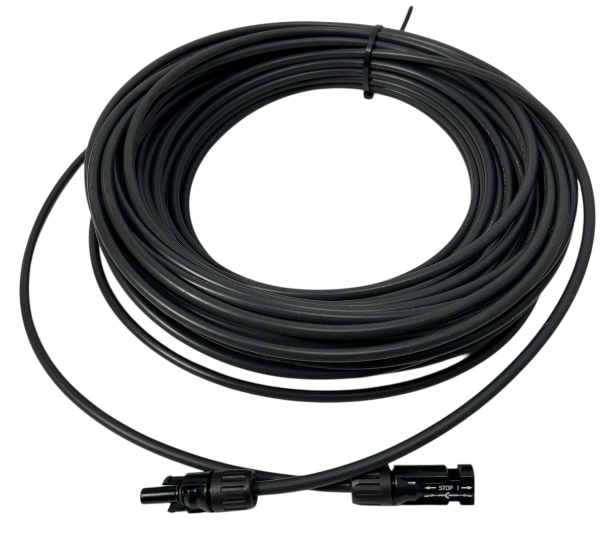 Pacific Coast Wires — 10 AWG PV Wire, Black, 100', MC4 M/F (PCWCBLK100MC4MF) - Image 2
