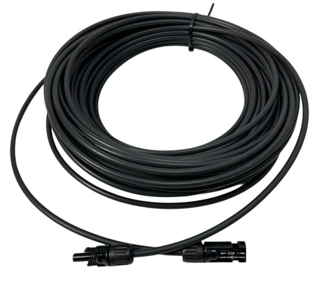Pacific Coast Wires — 10 AWG PV Wire, Black, 100', MC4 M/F (PCWCBLK100MC4MF) - Image 2