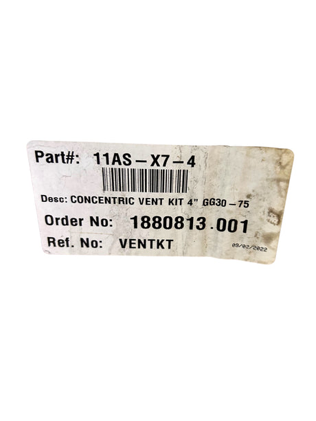 Sterling, AS-X7-4, Combustion Air Inlet Kit, 4" - FreemanLiquidators - [product_description]