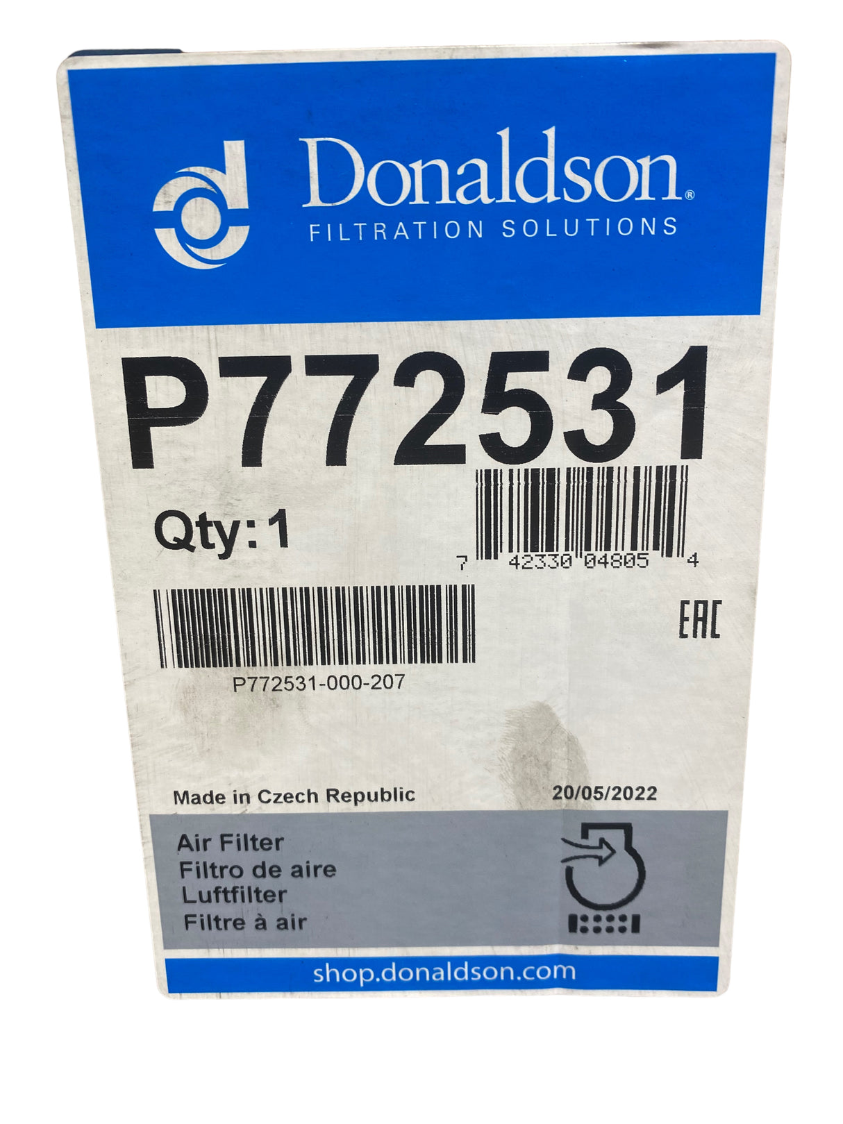 Donaldson, P772531, Air Filter, Primary Round - FreemanLiquidators - [product_description]