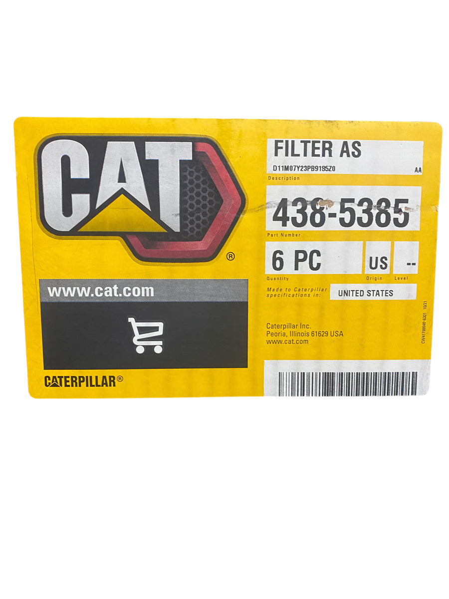 Caterpillar, 438-5385, Filter Assembly (6pk) | Freeman Liquidators