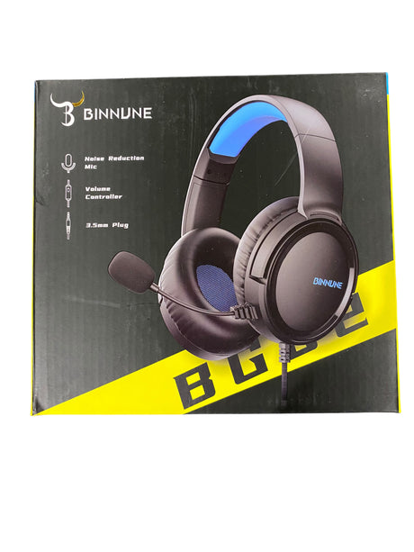 BINNUNE, Gaming, Headset, Mic, Xbox Series, XS, Xbox One, PS4, PS5, PC, NS, Wired, Gamer, Headphones, Microphone - Freeman Liquidators