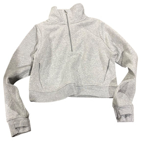 Women's, All In Motion, Fleece, Half Zip, Pullover, Sweatshirt, Heathered Gray - Freeman Liquidators