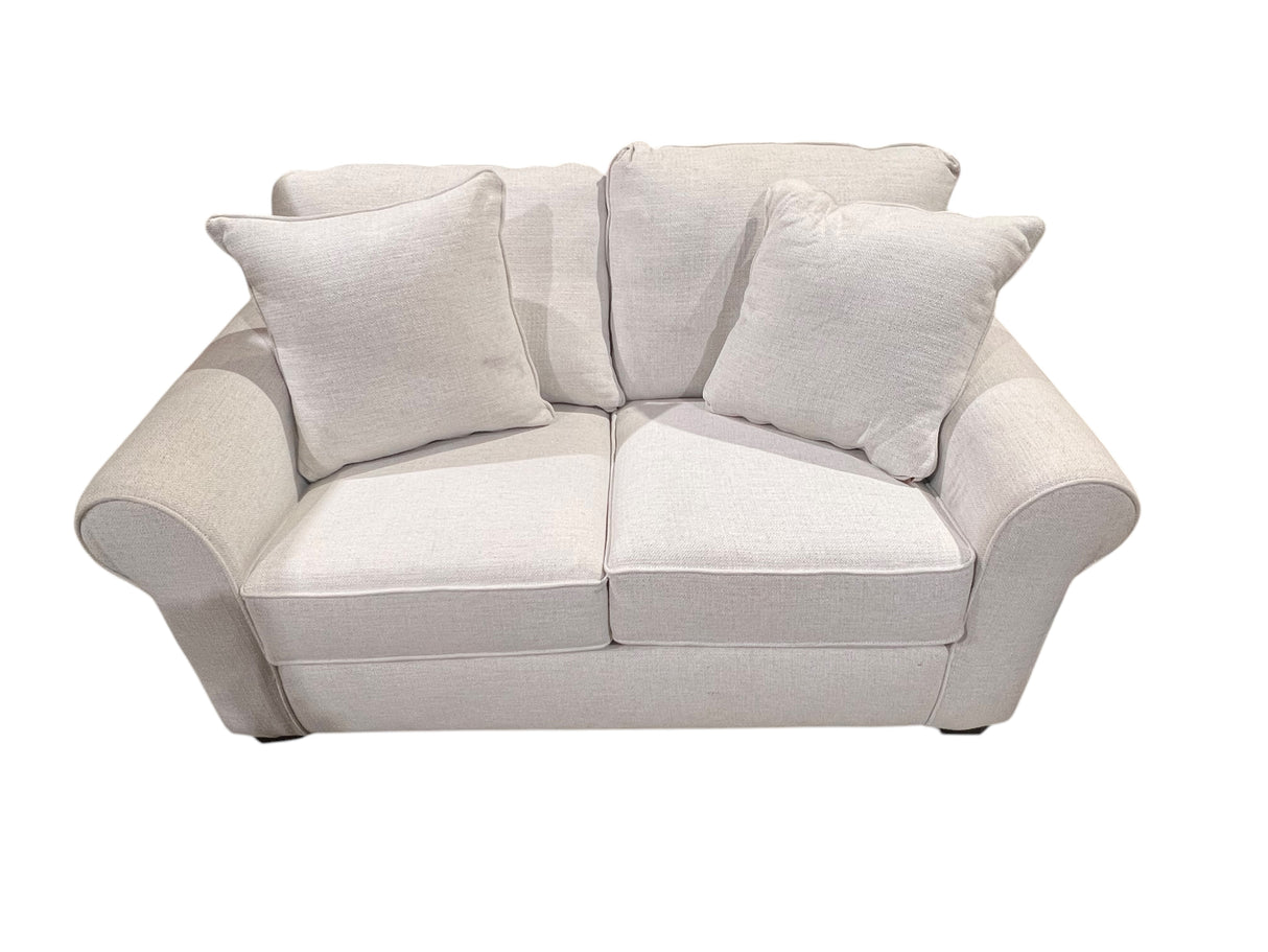 White, Cloth, Loveseat, In-Store Pickup Only