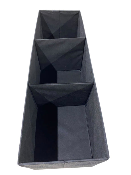 Folding, Storage, Ottoman, Bench, Fabric, Dark Gray - Freeman Liquidators