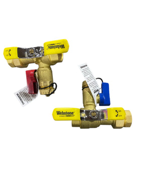 Webstone, 3/4" IPS Isolator, 44443WPR, E-X-P E2, Tankless, Water Heater, Valve Kit - Freeman Liquidators - [product_description] - WATER HEATER VALVE KIT