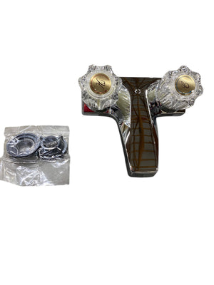 Project Source, 935182, Non-Metallic, 2 Handle, Acrylic, Lavatory, Faucet - Freeman Liquidators - [product_description] - Bathroom Sink Faucets