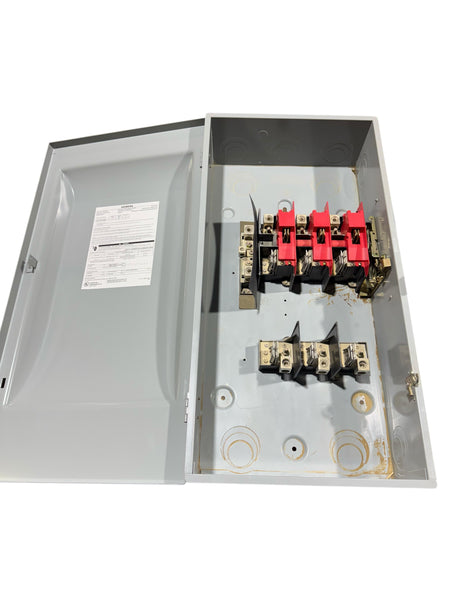 Siemens GF324N 200A 240V 3P Non-Fusible Safety Switch – NEMA 3R Outdoor Disconnect - Freeman Liquidators - [product_description] - Fuse & Safety Switches