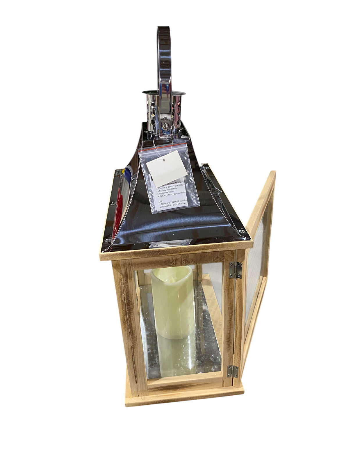 Carson, Memories Light The Way, Memorial, Candle, Lantern, Copper/Wood - Freeman Liquidators - [product_description] - LANTERN