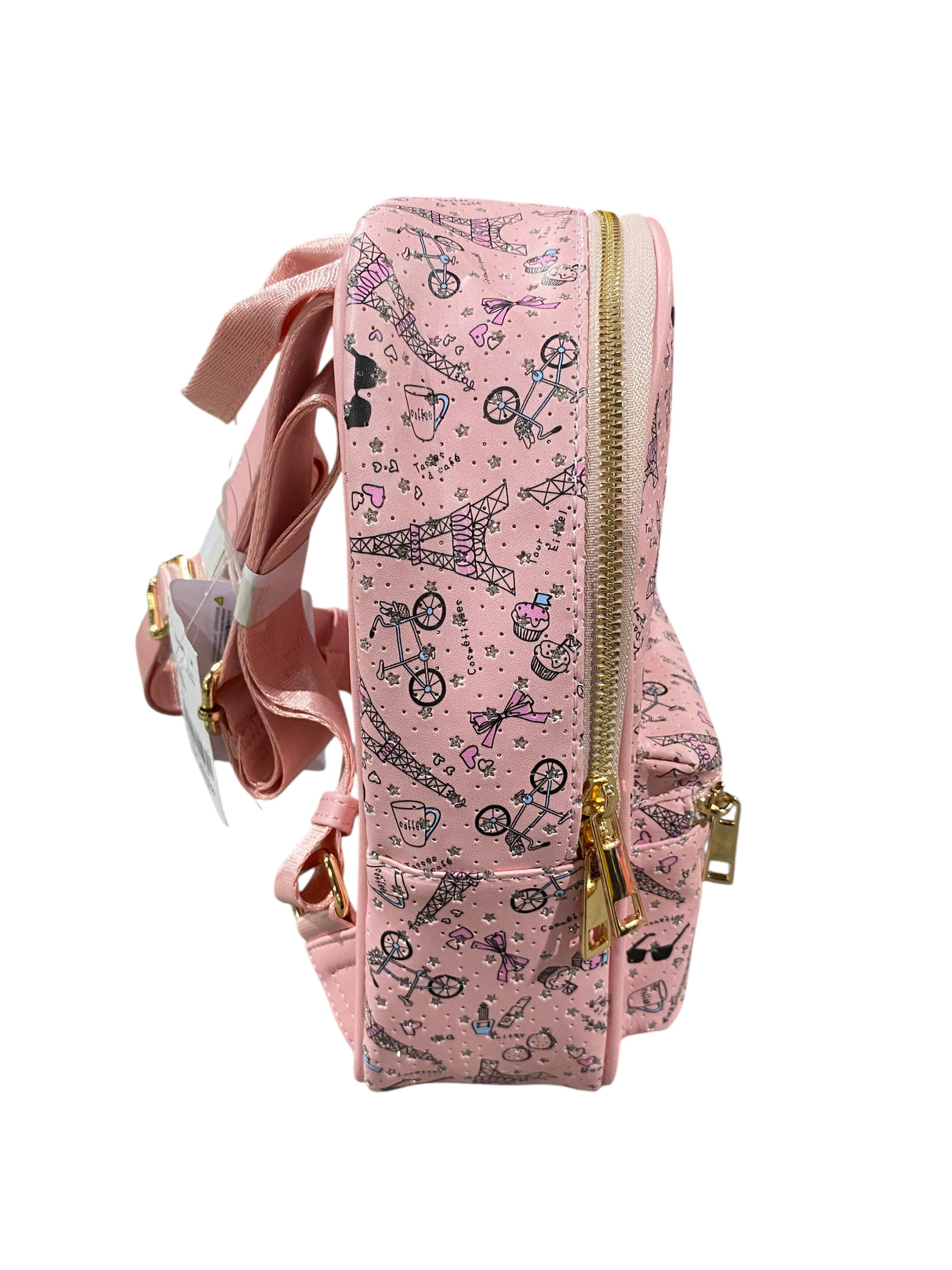 Blush Kiss, Light Pink, Paris, Mini BackPack/ Purse