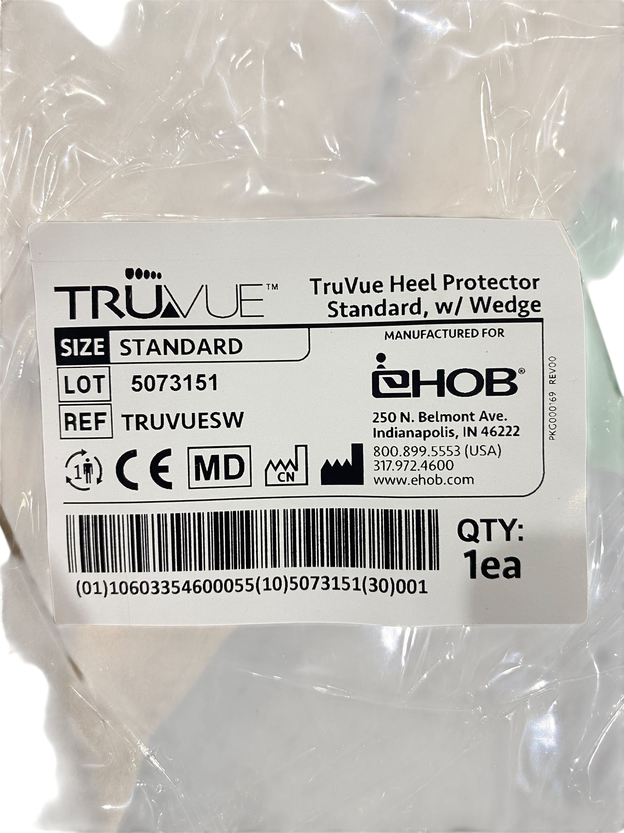 EHOB, TruVue, Heel Protector, Wedge Boot, Standard, 13 – 18” (33 – 45cm) - Freeman Liquidators - [product_description] - medical