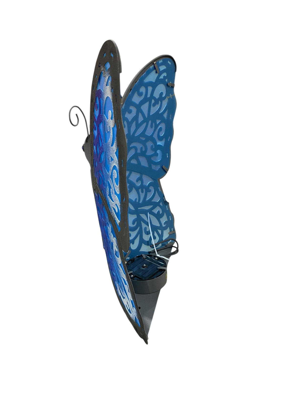 Gerson, 15.5", Solar Lighted, Metal Butterfly, 72190