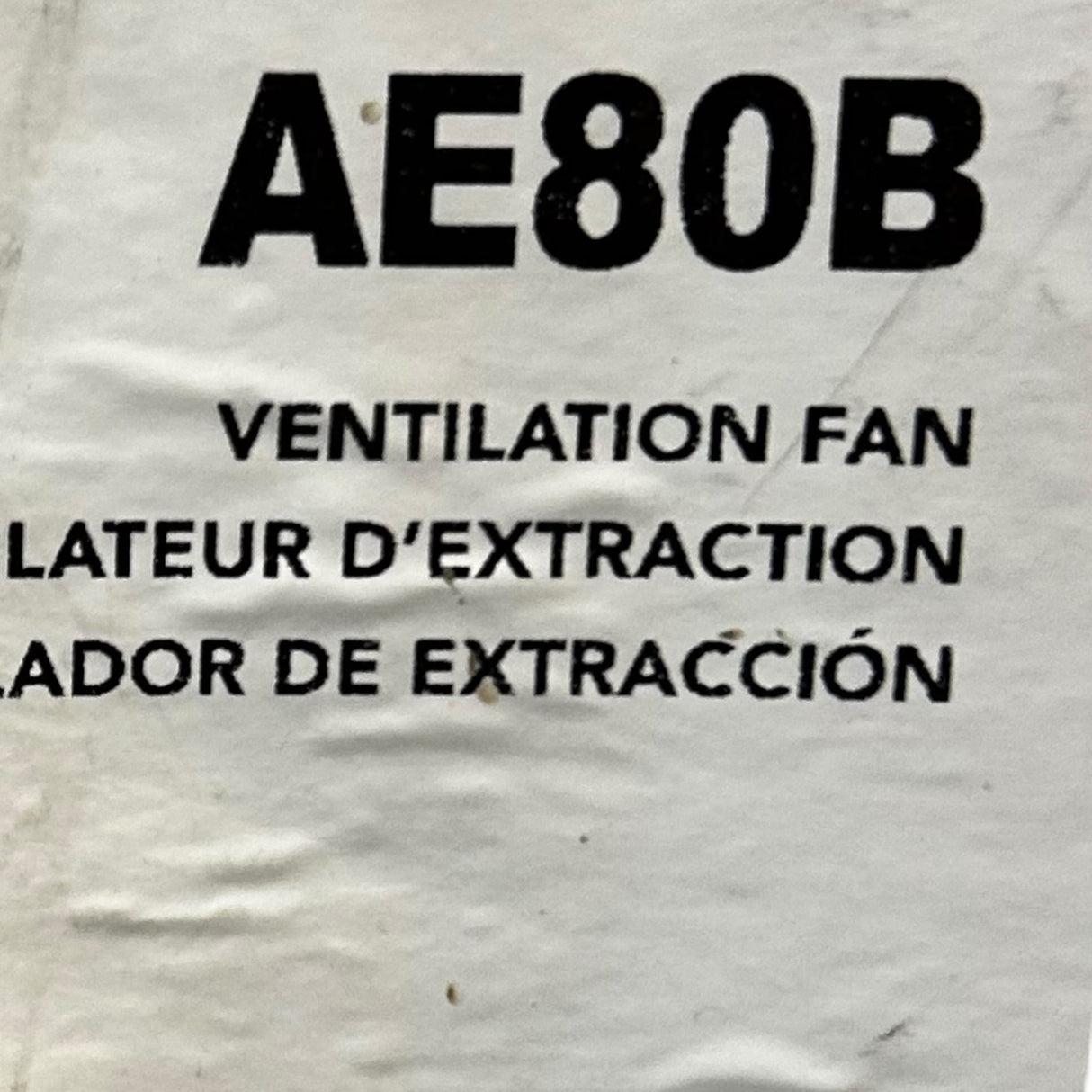 AE80B, InVent Series, Single-Speed, Ventilation Fan, (80 CFM, 1.5 Sones) - Freeman Liquidators