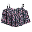 Torrid, Women's, Overt, Innocence, Wireless, Bustier, Floral/Black - Freeman Liquidators