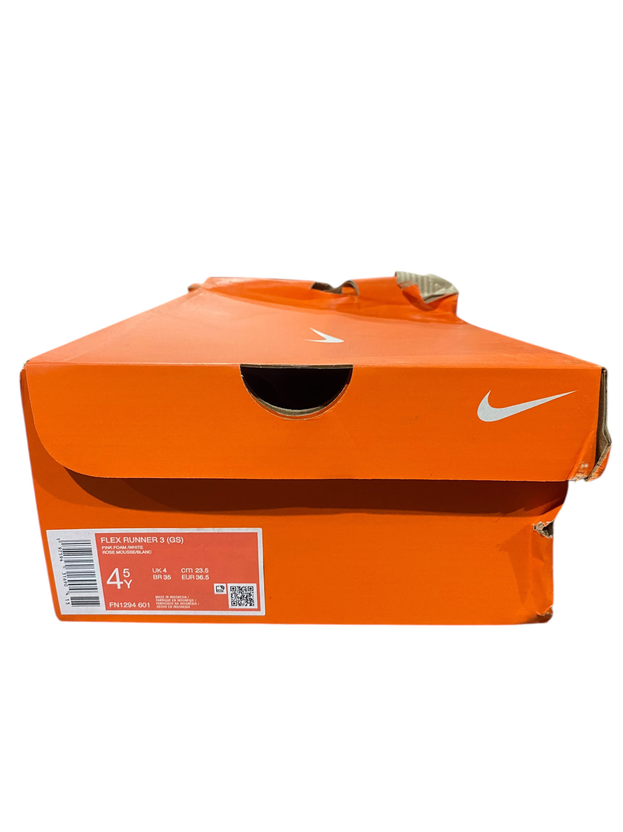 Nike, Girl's, Flex Runner 3, Pink/White, Size 4.5, DAMAGED BOX - Freeman Liquidators - [product_description] - Kids Shoes