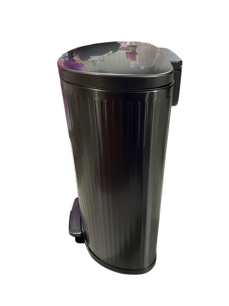 Well Equipped Kitchen, 13.2 Gal, Pedal, Trash Can, Gray, Stainless - Freeman Liquidators - [product_description] - TRASH CAN