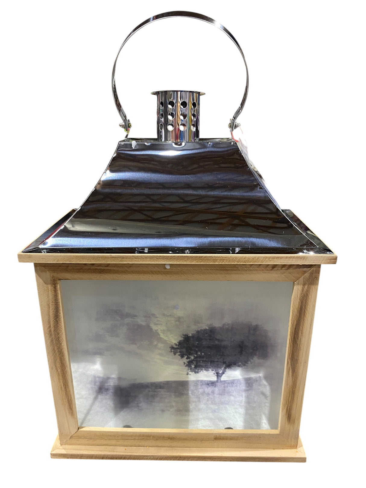 Carson, Memories Light The Way, Memorial, Candle, Lantern, Copper/Wood - Freeman Liquidators - [product_description] - LANTERN