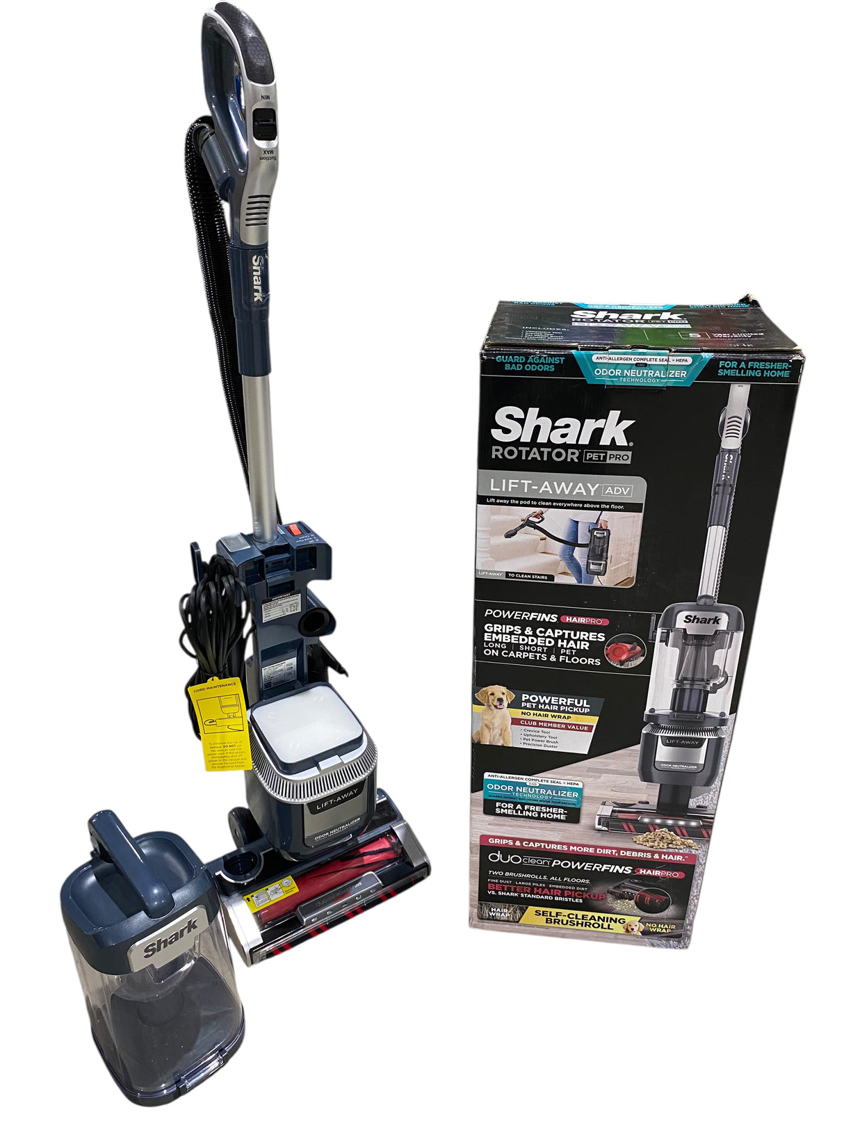 Shark, Rotator Pet Pro Lift-Away, ADV, Upright Vacuum, Model LA555 - Freeman Liquidators - [product_description] - Vacuums